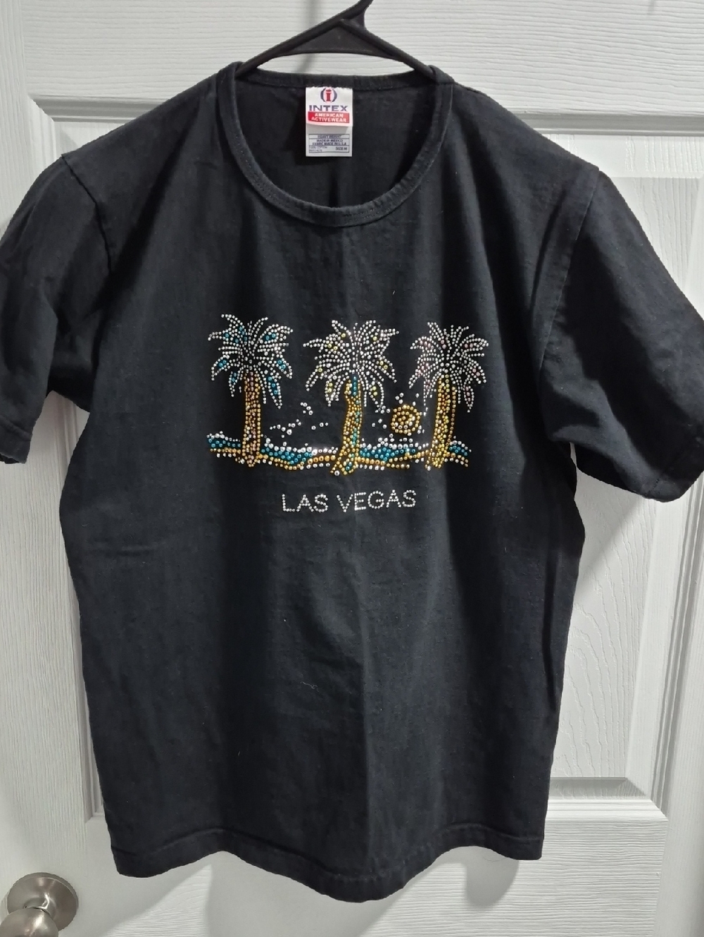 Intex Las Vegas Palm Tree Short Sleeve Tee - Black